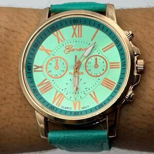 Turquoise Geneva Men’s Watch
